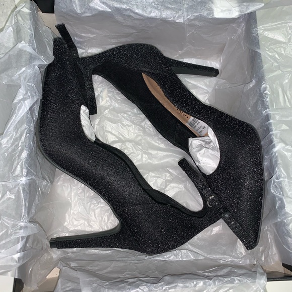 Black sparkly Christian Siriano heels - Picture 5 of 5